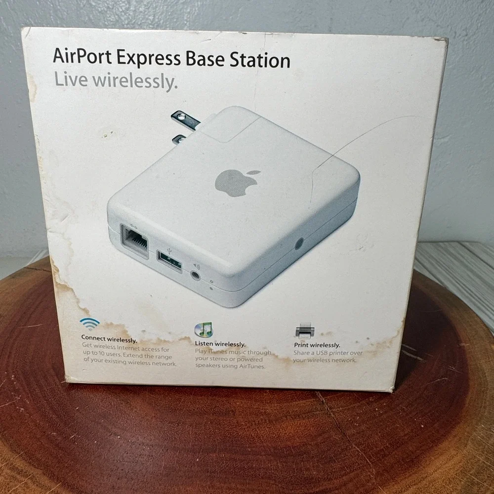 Apple A1084 240V Ethernet‎ USB Wi-Fi Access Airport Express Base Station 2004